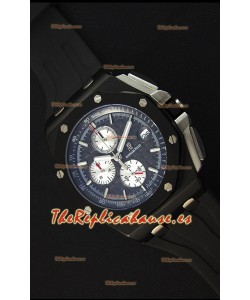 Audemars Piguet Royal Oak Offshore Reloj Réplica Cronógrafo de Cuarzo Suizo Caja en PVD