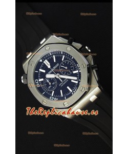 Audemars Piguet Royal Oak Offshore Reloj Réplica Cronógrafo de Cuarzo Suizo estilo Buzo con Dial Negro