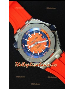 Audemars Piguet Royal Oak Offshore Reloj Réplica Japonés Automático estilo Buzo en color Naranja