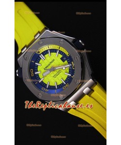 Audemars Piguet Royal Oak Offshore Reloj Réplica Japonés Automático estilo Buzo en color Amarillo