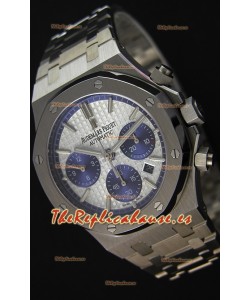 Audemars Piguet Royal Oak Reloj Réplica Suizo Cronógrafo, Dial Blanco, Correa de Acero
