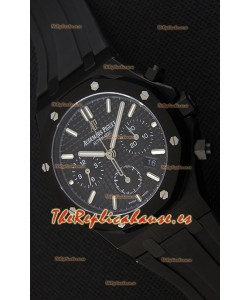 Audemars Piguet Royal Oak Reloj Réplica Suizo Cronógrafo Dial Negro