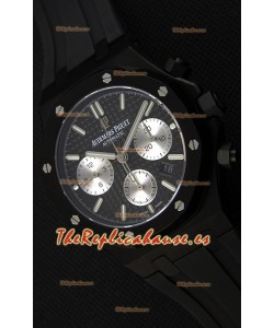 Audemars Piguet Royal Oak Reloj Réplica Suizo Cronógrafo Dial Negro