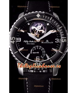 Blancpain Fifty Fathoms Tourbillon 8 Horas Reloj Réplica Suizo a Espejo 1:1