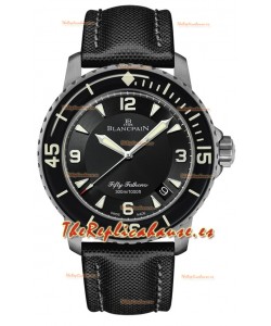 Blancpain Fifty Fathoms Automatique Titanium Edition Reloj Réplica Suiza en Calidad Espejo 1:1