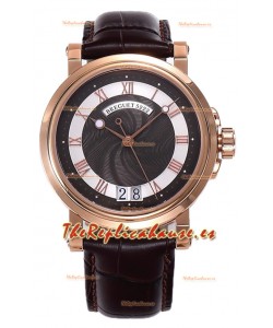 Breguet Marine Automatic Big Date 5817 Reloj Oro Rosado Dial Marrón 
