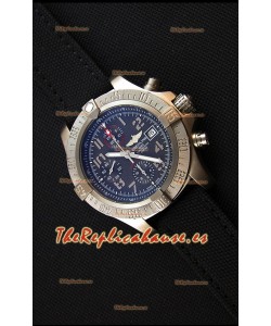 Breitling Avenger Reloj Réplica Suizo Caja de titanio , Dial Negro, Reloj Réplica a Espejo 1: 1