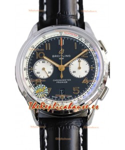 Breitling Premier B01 Chronograph 42 Edition Caja Acero Dial Azul - Reloj Réplica Espejo 1:1