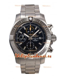 Breitling Avenger Chronograph 45 Dial Negro Reloj Réplica Suiza Espejo 1:1