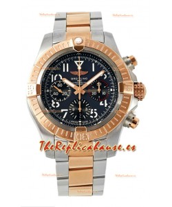 Breitling Avenger B01 Chronograph 45 Oro Rosado en Dos Tonos Reloj Réplica Suiza Espejo 1:1