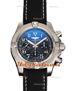 Breitling Avenger Chronograph 45 Dial Negro Reloj Réplica Suiza Espejo 1:1