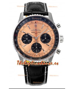 Breitling Navitimer B01 Chronograph 43 Dial Cobre - Caja Acero 904L Réplica Suiza Espejo 1:1