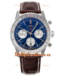 Breitling Navitimer B01 Chronograph 43 Dial Azul - Caja Acero 904L Réplica Suiza Espejo 1:1
