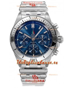 Breitling Chronomat B01 42 Edición Suiza Caja Acero 904L Dial Azul Reloj Réplica Espejo 1:1