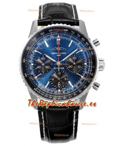 Breitling Navitimer B01 Chronograph 43 Dial Azul - Caja Acero 904L Réplica Suiza Espejo 1:1