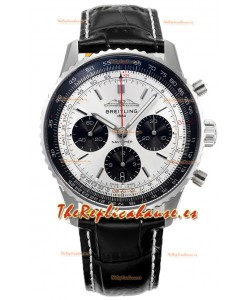 Breitling Navitimer B01 Chronograph 43 Dial Acero - Caja Acero 904L Réplica Suiza Espejo 1:1