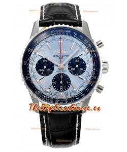 Breitling Navitimer B01 Chronograph 43 Dial Azul - Caja Acero 904L Réplica Suiza Espejo 1:1