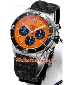 Breitling Chronomat B01 42 Edición Suiza Caja Acero 904L Dial Amarillo Pálido Reloj Réplica Espejo 1:1