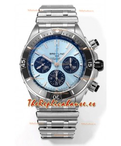 Breitling Chronomat B01 42 Edición Suiza Caja Acero 904L Dial Azul Reloj Réplica Espejo 1:1