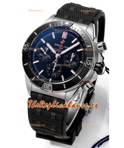 Breitling Chronomat B01 42 Edición Suiza Caja Acero 904L Dial Negro Reloj Réplica Espejo 1:1