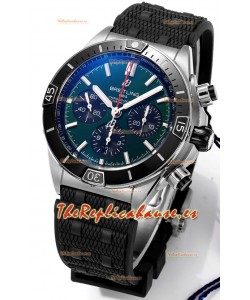Breitling Chronomat B01 42 Edición Suiza Caja Acero 904L Dial Verde Reloj Réplica Espejo 1:1