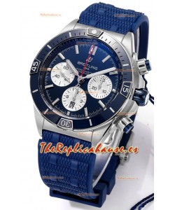 Breitling Chronomat B01 42 Edición Suiza Caja Acero 904L Dial Azul Reloj Réplica Espejo 1:1