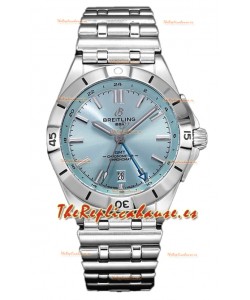 Breitling Chronomat Automatic GMT 40 Dial Azul Claro Reloj Réplica Suiza Espejo 1:1