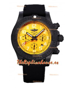 Breitling Avenger Hurricane Chronograph Dial Amarillo Reloj Réplica Suiza Espejo 1:1