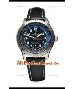 Breitling Navitimer Aviator 8 B35 Unitime Automatic 43 Dial Negro Reloj Réplica Suiza Espejo 1:1