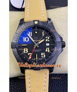 Breitling Avenger GMT 45V32395101B1X1 Reloj Réplica Suizo a Espejo 1:1 - Caja de Titanio