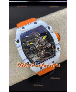 Richard Mille RM027-02 Rafael Nadal Genuino Movimiento Tourbillon Reloj Réplica a Espejo 1:1