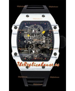 Richard Mille RM027-02 Rafael Nadal Genuino Movimiento Tourbillon Reloj Réplica a Espejo 1:1