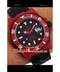 Rolex Submariner DiW Edición Fibra de Carbono Reloj Réplica Suiza - Réplia a Espejo 1:1