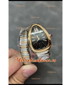Bvlgari Edición Serpenti Reloj Caja Dos Tonos en Calidad Espejo 1:1