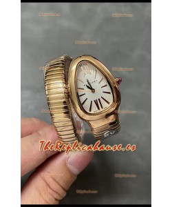 Bvlgari Edición Serpenti Reloj Oro Rosado en Calidad Espejo 1:1