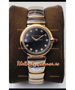 Bvlgari LVCEA Edition Reloj en Dos Tonos Acero Oro Rosado - Réplica a Espejo 1:1