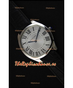 Cartier "Drive de Cartier" Mechanical Reloj Réplica de Cuarzo Suizo 40MM