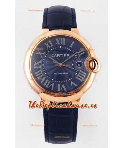 Ballon De Cartier Suizo Automático Calidad Espejo 1:1 42MM Caja Oro Rosado