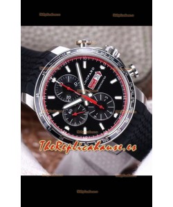 Chopard Classic Racing Cronógrafo Reloj Réplica Espejo 1:1 en Caja de Acero - Dial Negro