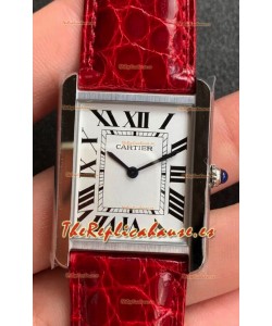 Cartier Tank Solo Reloj de Cuarzo Suizo, Caja en Acero Inoxidable - Ancho 24MM
