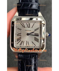 Cartier Santos Dumont Reloj Réplica Suizo a espejo 1:1 Caja en Acero 42MM 