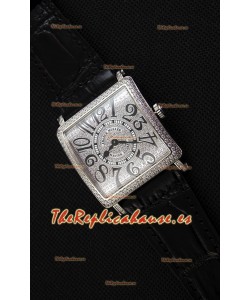 Franck Muller Master of Sqaure Ladies Quartz Reloj Réplica en Caja de Acero