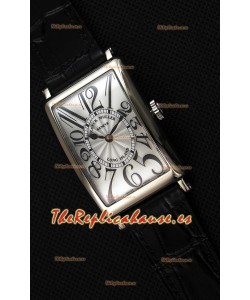 Franck Muller Long Island Ladies Reloj Réplica con Movimiento de Cuarzo Suizo correa color Negro