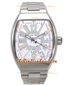 Franck Muller Vanguard Yachting V45 Caja Acero Inoxidable Reloj Réplica Suiza 
