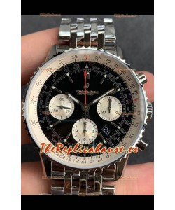 Breitling Navitimer 1 B01 Edición Cronógrafo 43MM - Dial Negro Reloj Réplica a Espejo 1:1 904L