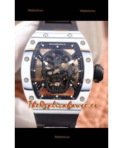 Richard Mille RM052-1 Tourbillon Caja en Cerámica Blanca - Calidad a Espejo 1:1