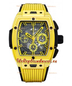Hublot Spirit of Bang Yellow Magic Edition Reloj en Caja Titanio PVD - 42MM Réplica Suiza