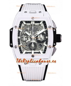 Hublot Edición Spirit of Bang Reloj en Caja Cerámica Blanca - 42MM Réplica Suiza
