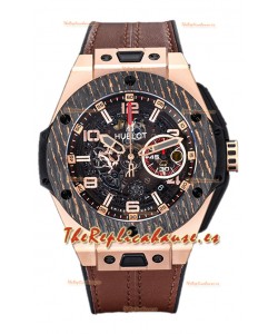 Hublot Big Bang Edición F1 "King Carbon Gold" Cronógrafo Reloj Réplica Suiza 