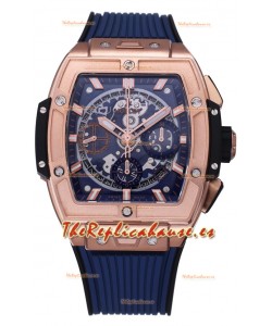 Hublot Spirit of Bang Caja Oro Rosado Dial Azul - 42MM Réplica Suiza